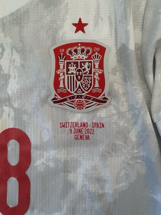 Camiseta Jordi Alba España 2022 Match Worn