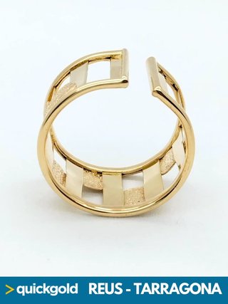 040-01-00768 ANILLO ORO DE 18K EXTENSIBLE T14