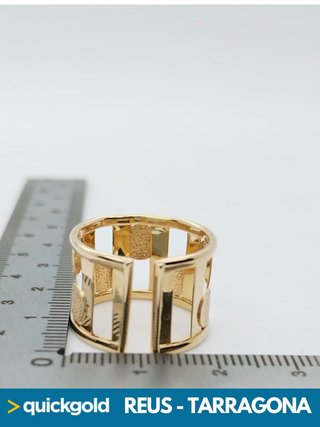 040-01-00768 ANILLO ORO DE 18K EXTENSIBLE T14