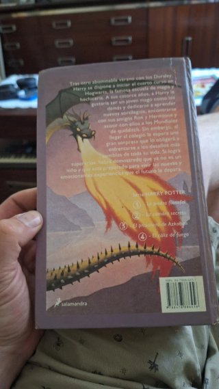 Harry Potter y el cáliz de fuego. 1ra edición 2001