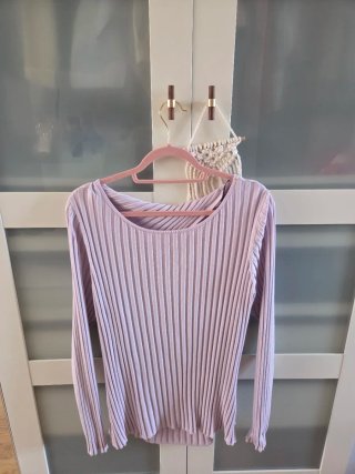 Jersey lila de canalé