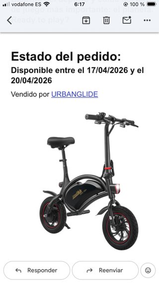 Bicicleta Eléctrica Urbanglide Bike-140