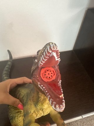 Juguete Dinosaurio Verde y Marrón