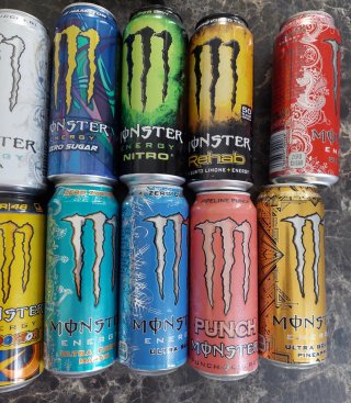 Lattine Monster Vuote da Collezione