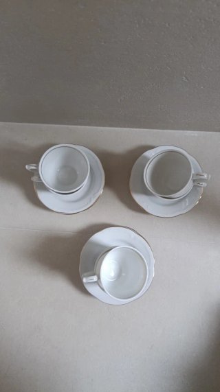 Juego Café/Té Vintage Włocławek Porcelana