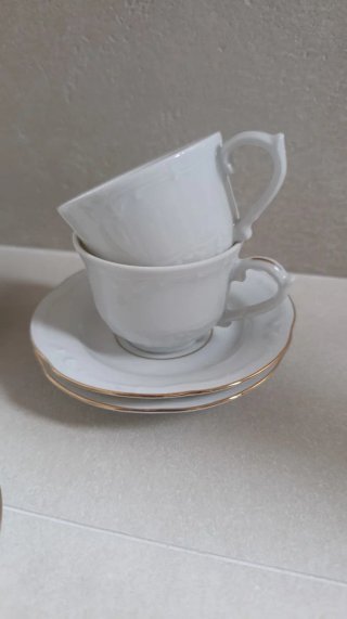 Juego Café/Té Vintage Włocławek Porcelana