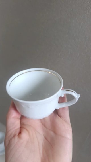 Juego Café/Té Vintage Włocławek Porcelana