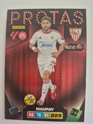 Maupay defensa sevila carta 513 panini