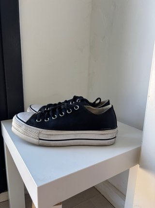 Converse All Star plataforma efecto piel