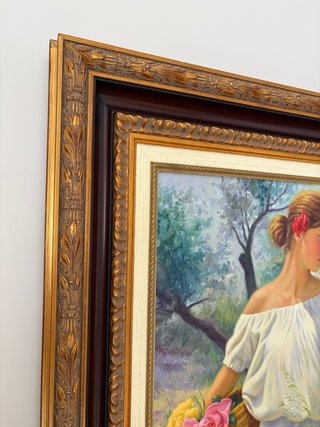 Cuadro al óleo sobre lienzo