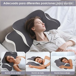GAETHRA Almohada Cervicales/Cuello 65x40x14/11cm