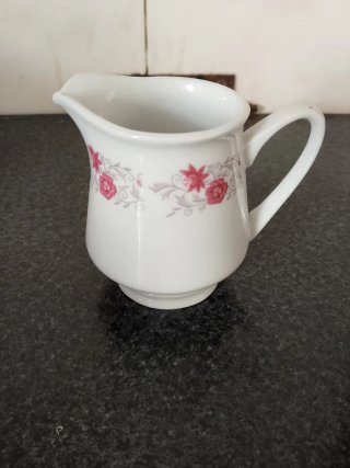 Juego de café porcelana floral