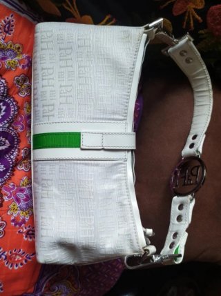 Bolso P&H blanco y verde