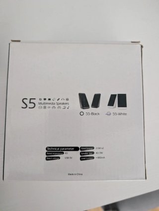Altavoces USB y Jack 3.5mm Blancos