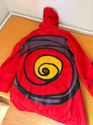 Chubasquero rojo mujer Talla S dibujos