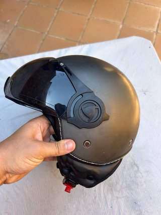 Casco Moto Estilo Retro Italiano