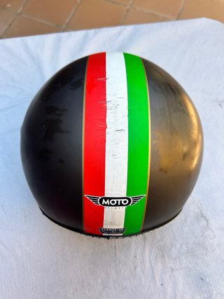 Casco Moto Estilo Retro Italiano