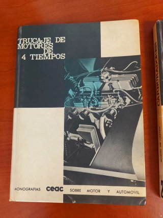 3 tomos Monografías CEAC motor y automóvil, 1963.