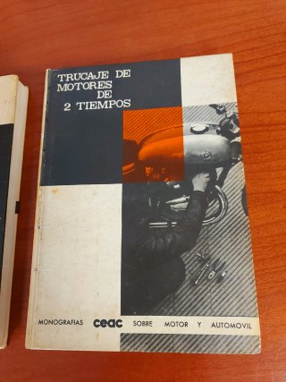3 tomos Monografías CEAC motor y automóvil, 1963.