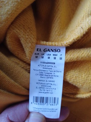 Sudadera El Ganso Amarilla