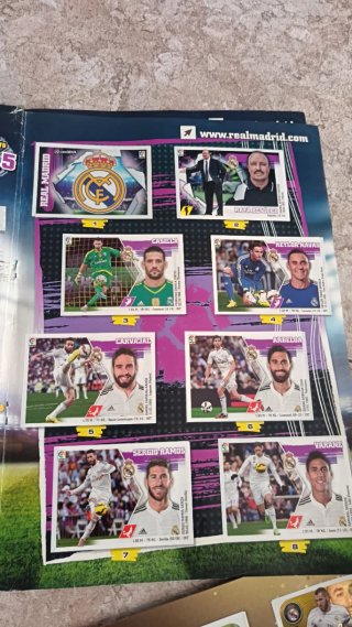 Cromos FC Barcelona y real madrid  ronaldo y mas