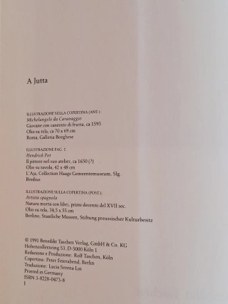 Libro d'arte: Nature morte