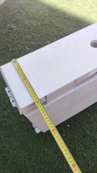 Tavolo da giardino pieghevole bianco