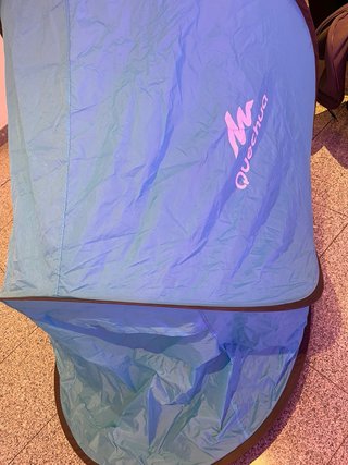 Refugio/tienda camping Quechua azul