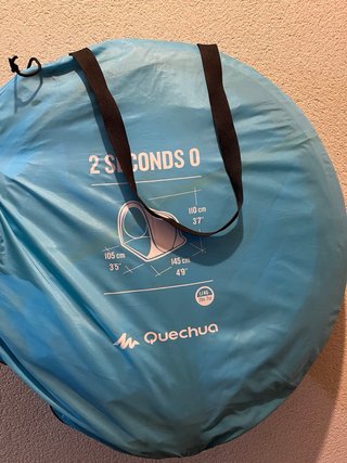 Refugio/tienda camping Quechua azul
