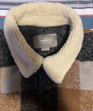 Cazadora cuadros Pull&Bear XXL