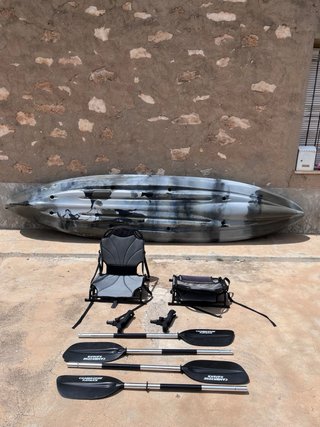 Kayak Doble 2 Plazas con Remos y Asientos