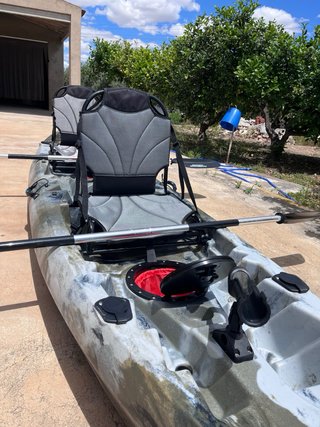 Kayak Doble 2 Plazas con Remos y Asientos