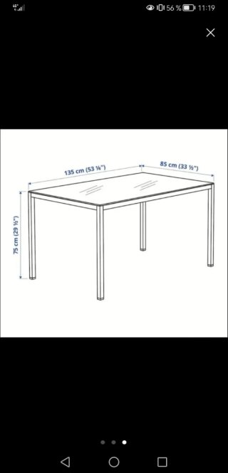 Mesa comedor TORSBY y 4 Sillas TOBIAS IKEA