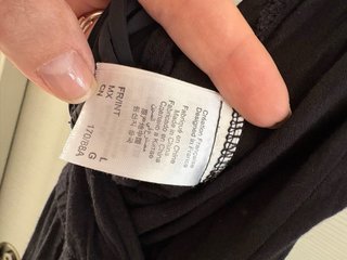 Mono Etam negro talla XL