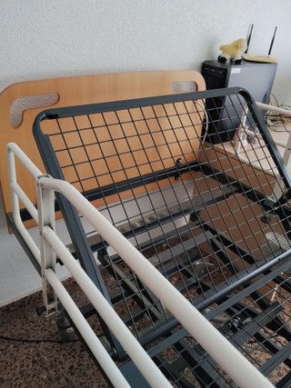 Cama ortopédica eléctrica metálica