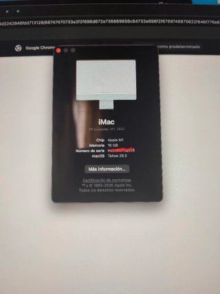iMac M1 16GB RAM 256GB SSD