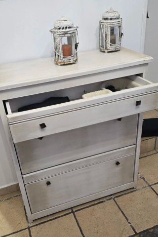 Mueble zapatero efecto vintage 90cm
