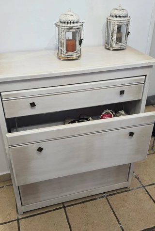 Mueble zapatero efecto vintage 90cm