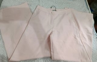 Pantalón ancho rosa