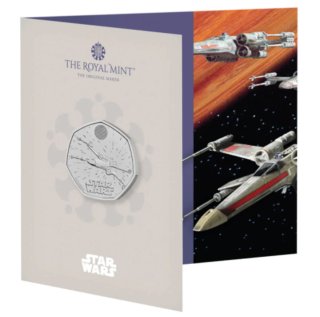 UK 2024 moneda 50p Star Wars X-Wing