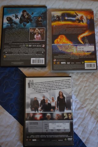 Lote 3 DVD: Harry Potter, X-Men, 4 Fantásticos