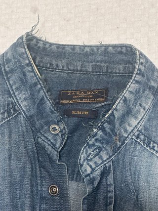 Camicia uomo Zara Jeans tg S slim fit