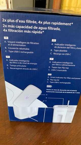 Jarra filtrante Philips Micro X-Clean