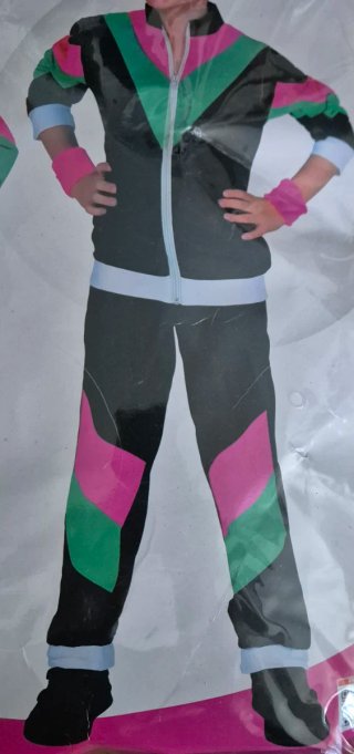 Disfraz Retro 80s Talla. xxl es muy grande