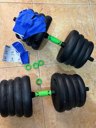 Mancuernas 30 kg ajustables