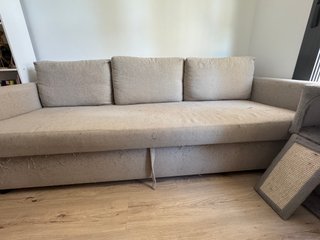 Sofá Cama 3 Plazas Ikea FRIHETEN Beige