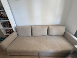 Sofá Cama 3 Plazas Ikea FRIHETEN Beige