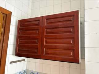 Mueble de cocina con lavabo doble