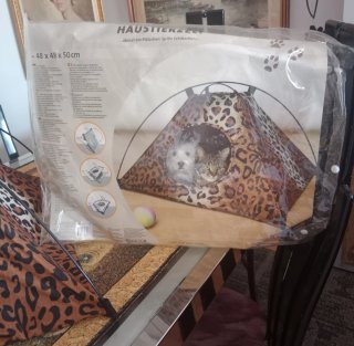 Casita plegable para perro o gato