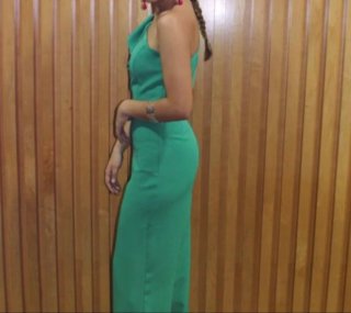 Mono fiesta verde GREEN COAST Talla 36